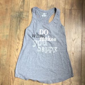 Woman’s Grey trek gear size S tank top